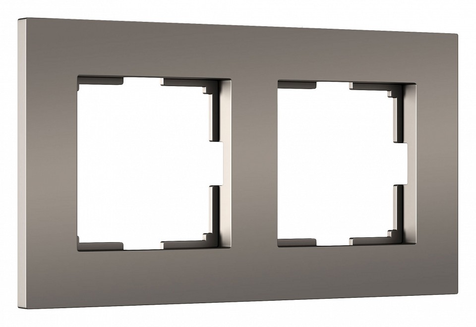 Рамка на 2 поста werkel slab (бронза софт) w0022963