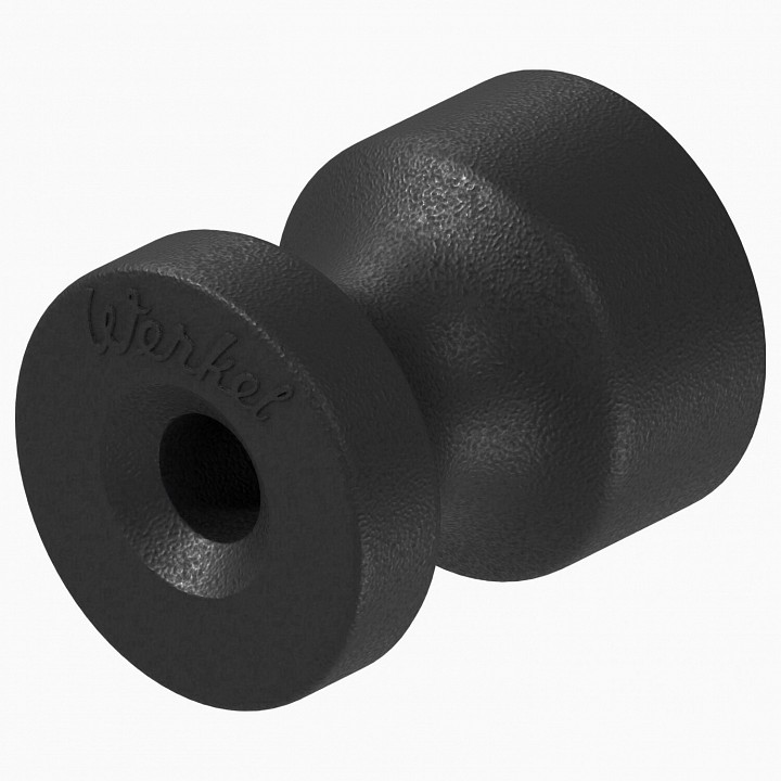 Изолятор керамический werkel vintage (черный матовый) w6433408