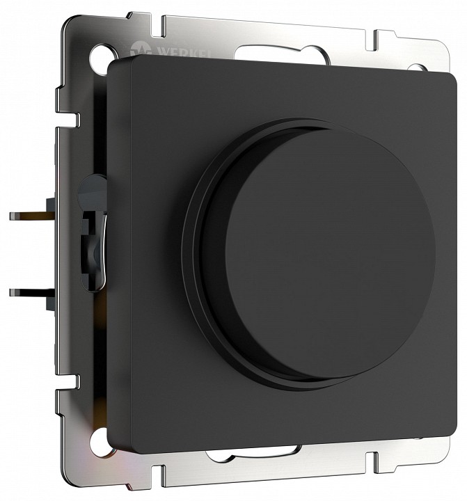 Диммер без рамки werkel черные матовый w1142008