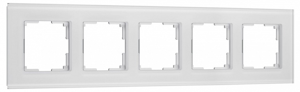 Рамка на 5 постов werkel senso белый soft-touch w0053101