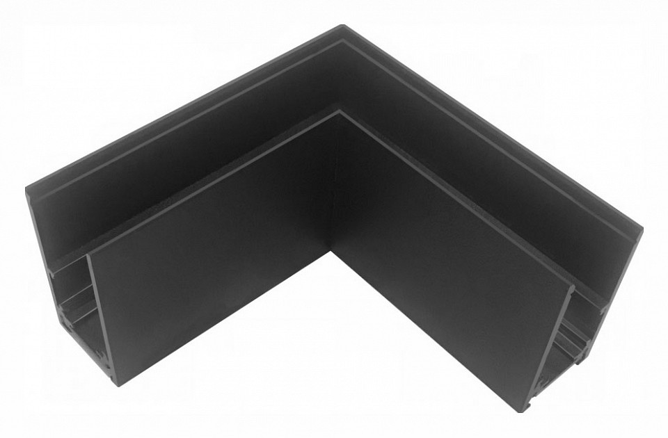 Соединитель угловой l-образный для треков накладных iledex technical vision48/22 corner connect 4822-021-95/95-bk