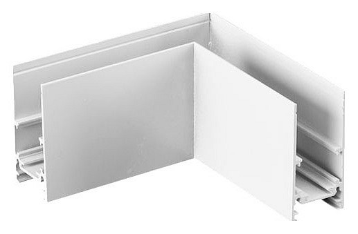 Соединитель угловой l-образный для треков накладных iledex technical vision48/22 corner connect 4822-021-95/95-wh