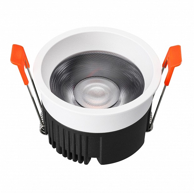 Встраиваемый светильник iledex technical mars dim 112-12w-d80-3000k-24dg-wh