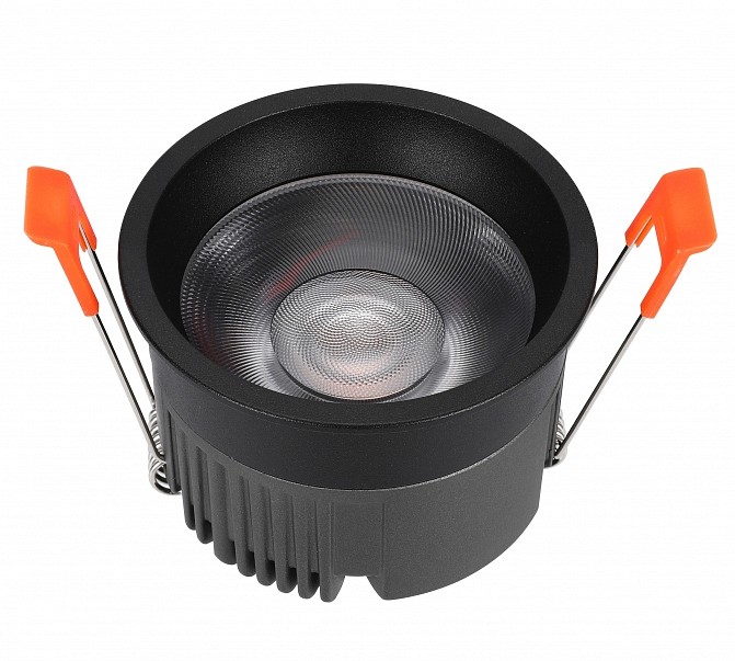 Встраиваемый светильник iledex technical mars dim 112-12w-d80-4000k-24dg-bk