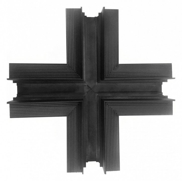 Соединитель x-образный для треков встраиваемых iledex technical vision48/22 x-type connect 4822-022-44/44-bk