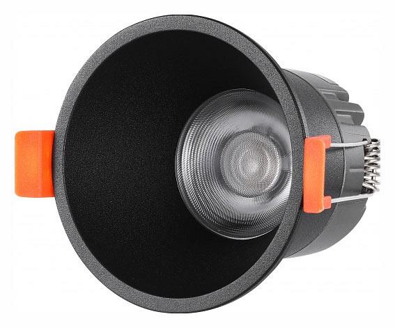 Встраиваемый светильник iledex mars 207-7w-d75-4000k-24dg-bk