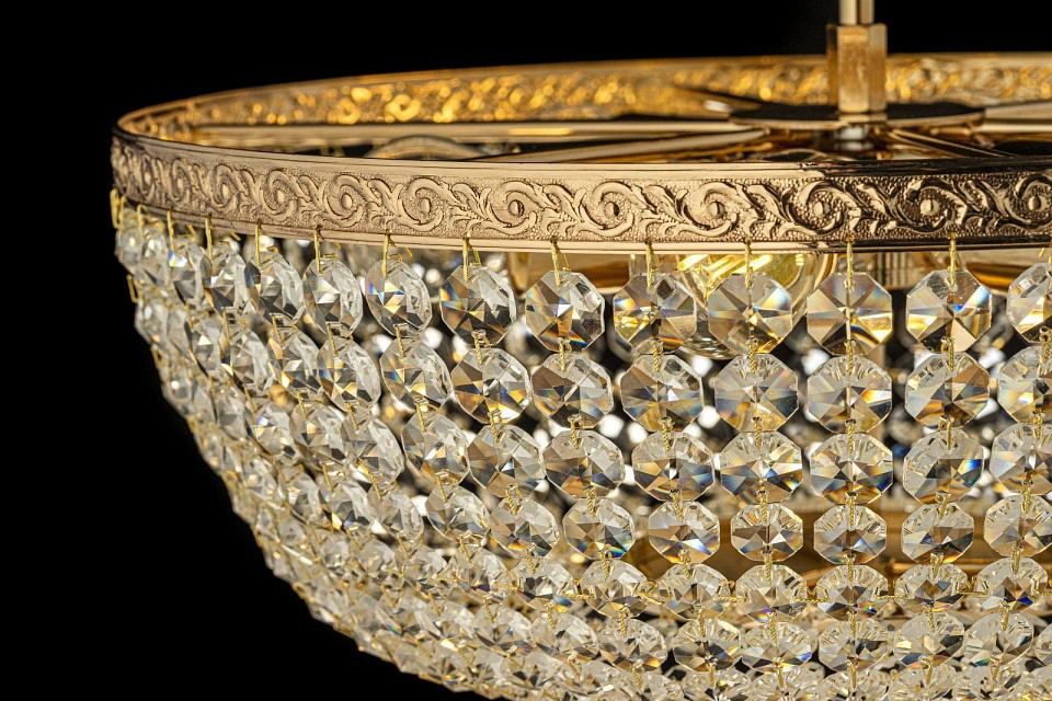 Люстра на штанге arti lampadari castellana gold castellana e 1.3.40.501 g