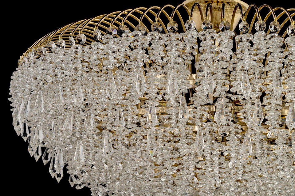 Люстра на штанге arti lampadari delia gold delia e 1.3.40.105 g