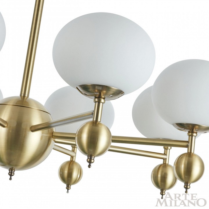 Люстра на штанге arte milano neapolis-70307 270307/8 gd
