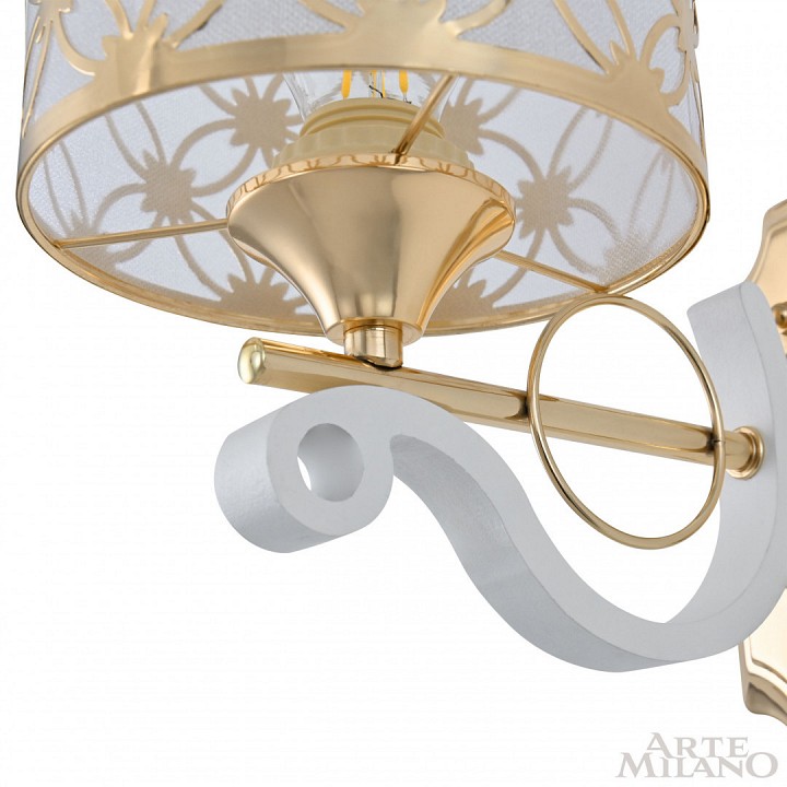 Бра arte milano florentia-3097 303097/1w wh/gd
