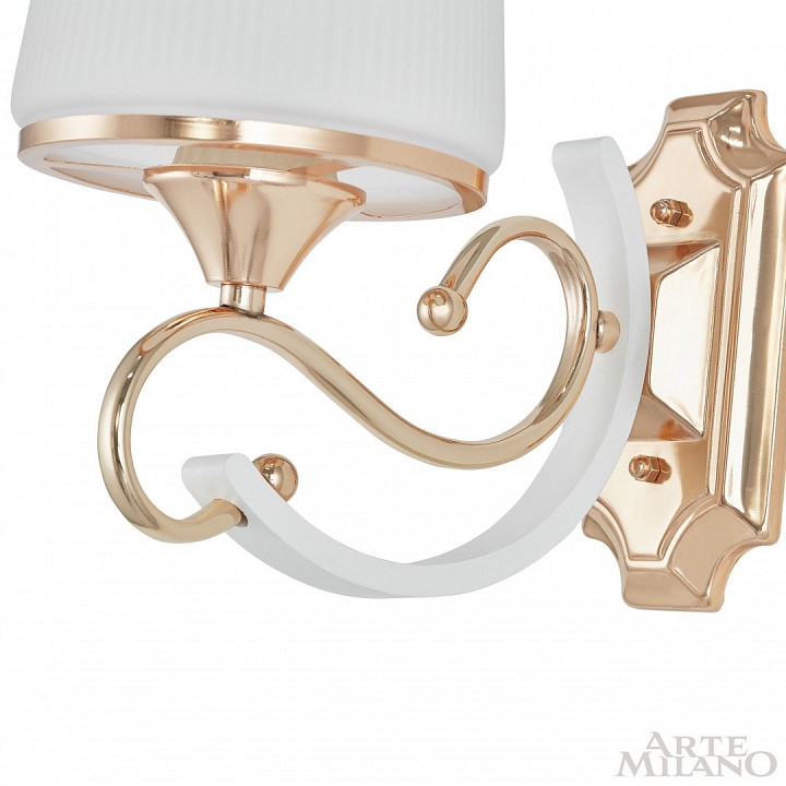Бра arte milano florentia-3857 303857/1w wh/gd