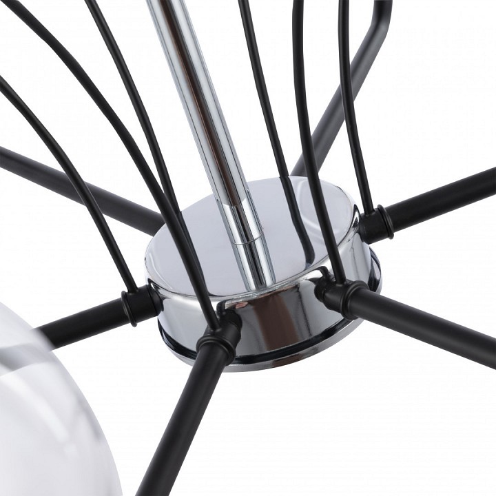 Люстра на штанге arte milano napoli-321007 321007/6 bk.cr