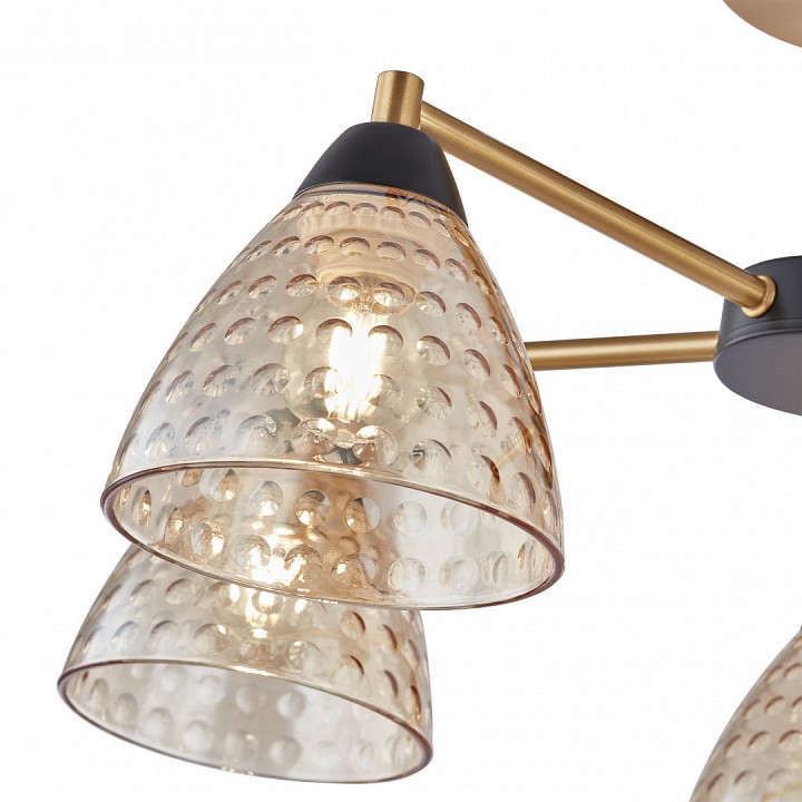 Люстра на штанге arte milano napoli-0754 330754/5 bk+ab