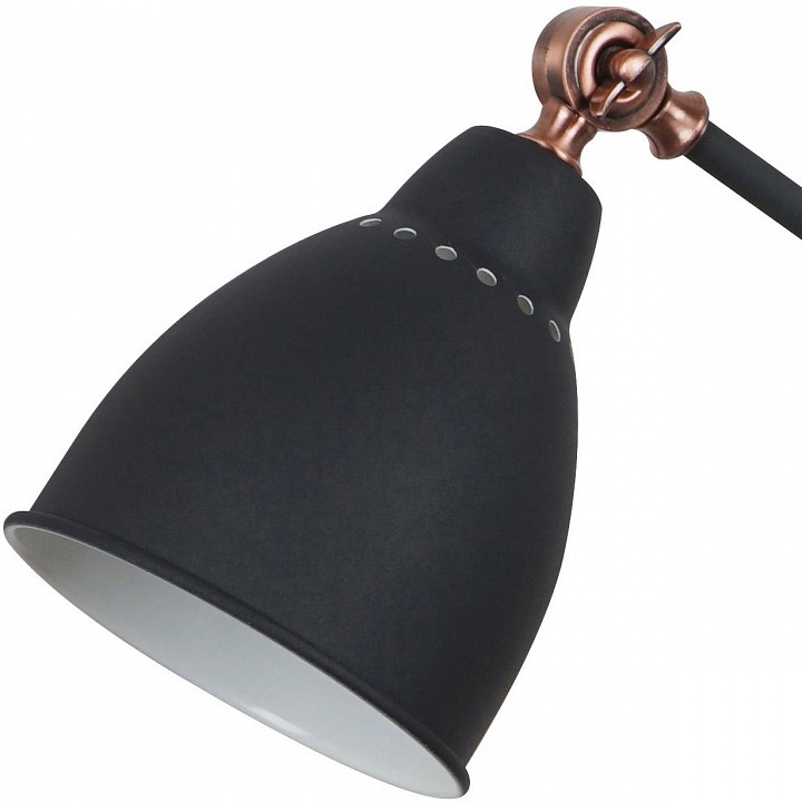 Настольная лампа офисная arte lamp braccio a2054lt-1bk