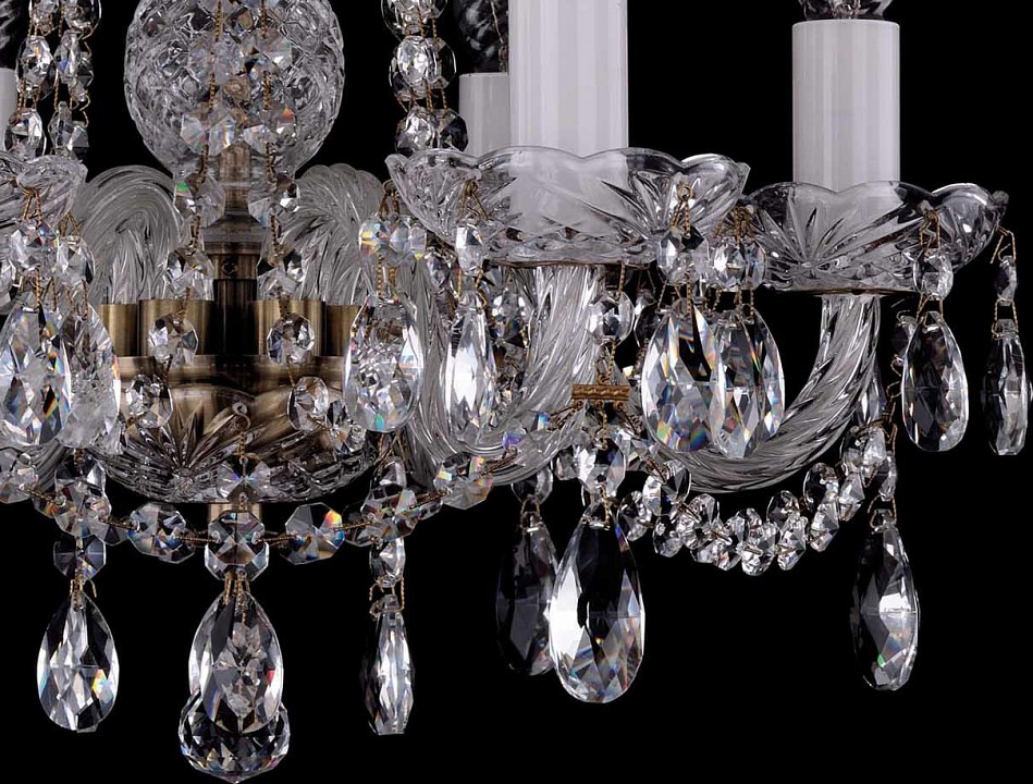Подвесная люстра bohemia ivele crystal 1402 1402/6/141/pa