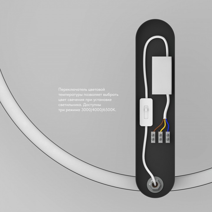 Накладной светильник denkirs round dk5035-bk