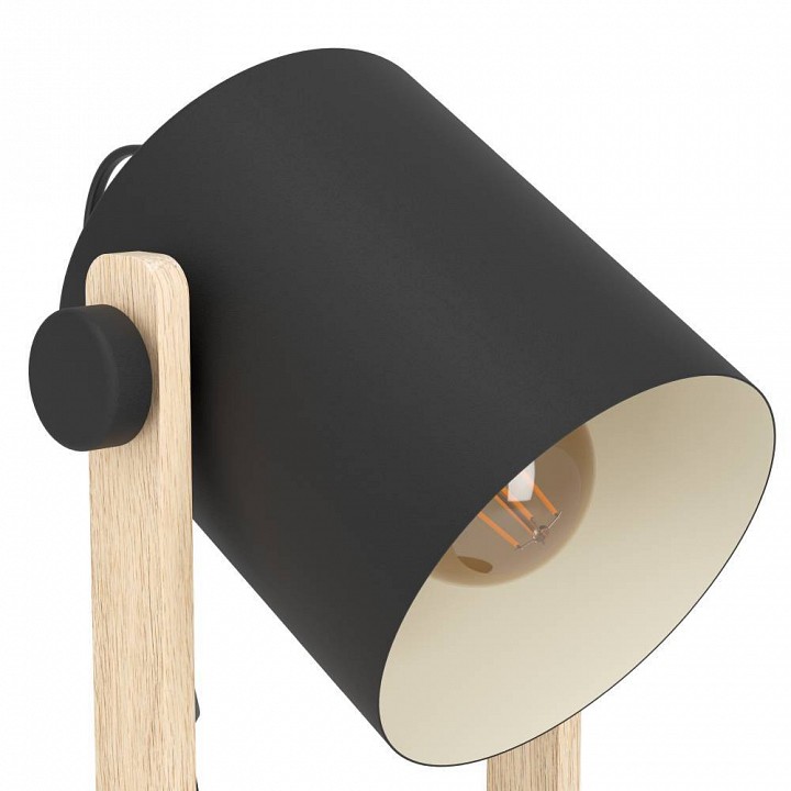 Настольная лампа декоративная eglo промо hornwood 43519