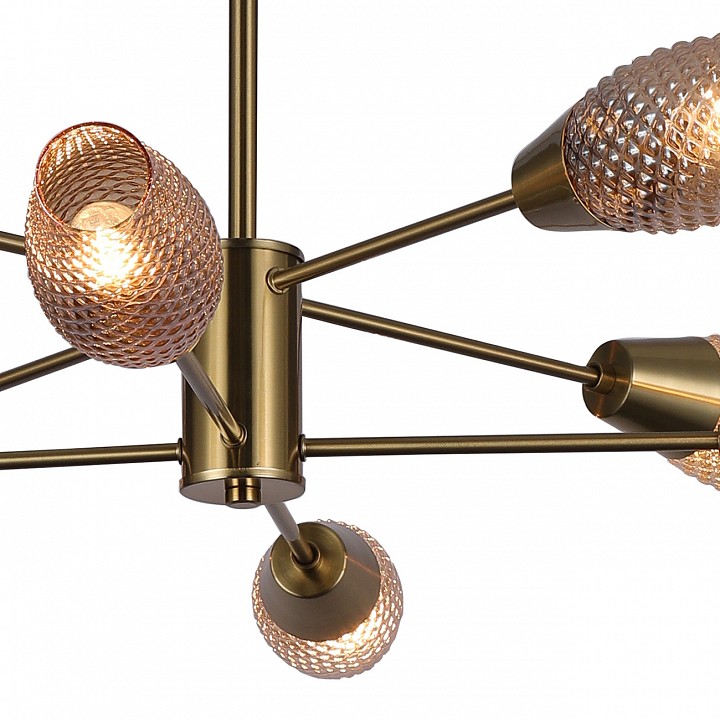Люстра на штанге escada desire 10165/8pl copper