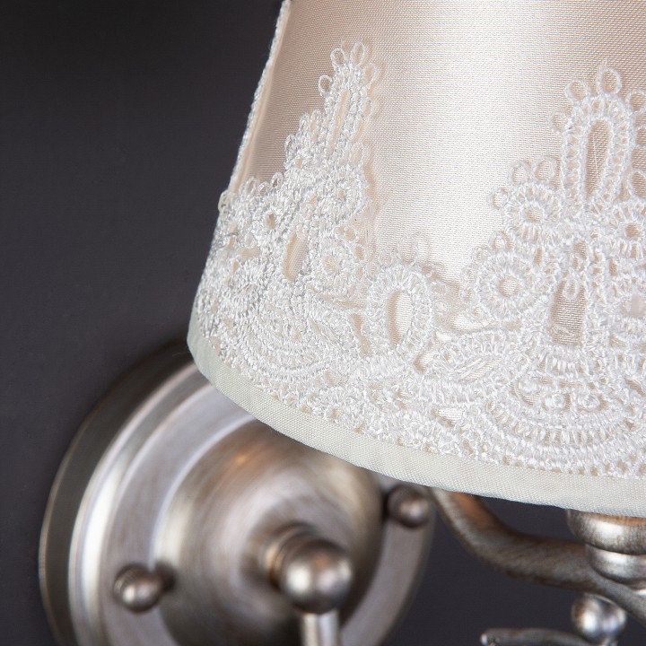 Бра eurosvet incanto 60069/1 серебро