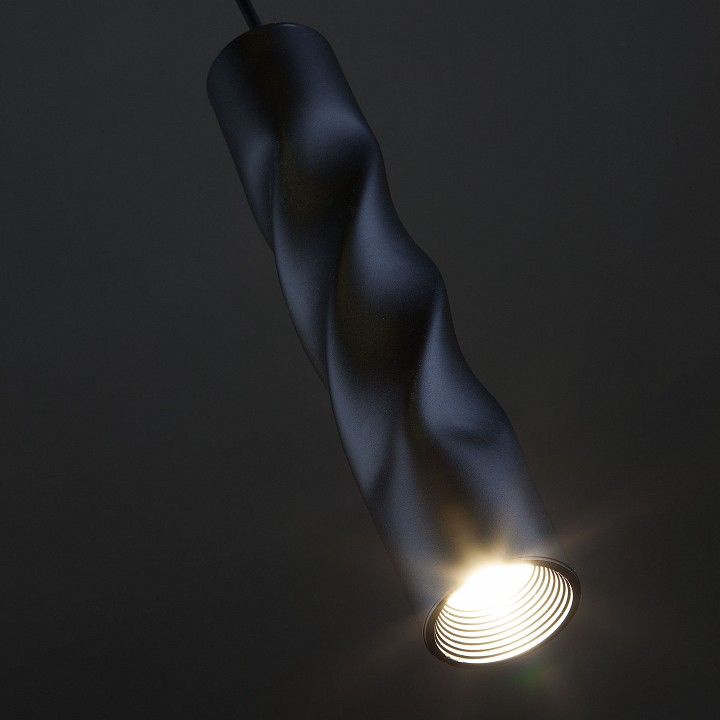 Подвесной светильник eurosvet scroll 50136/1 led черный