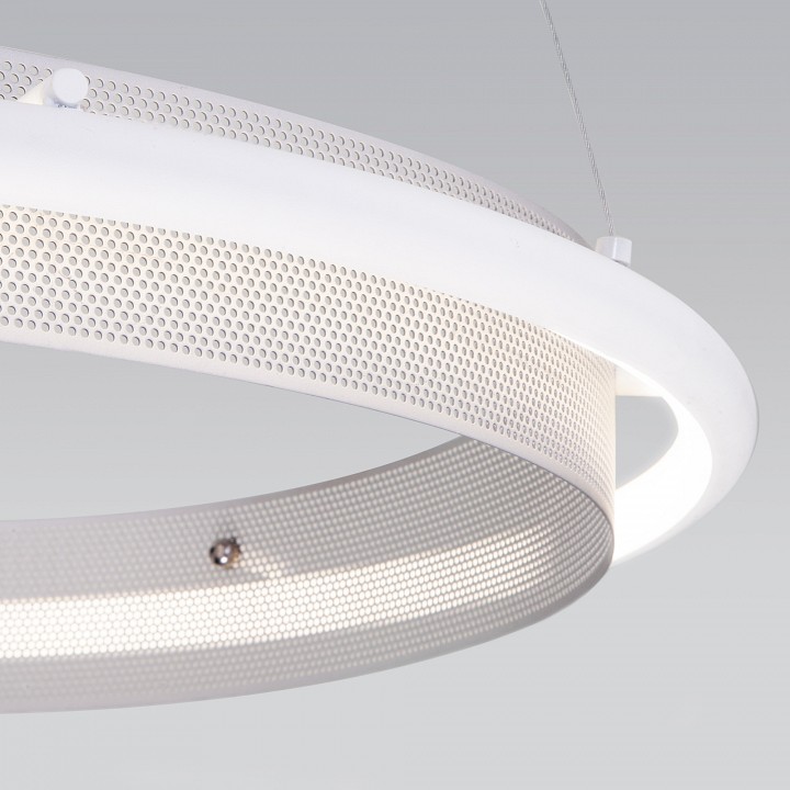 Подвесной светильник eurosvet imperio 90241/1 белый/ серебро smart