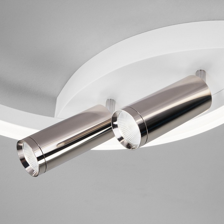 Накладной светильник eurosvet luminari 90247/3 белый/хром smart
