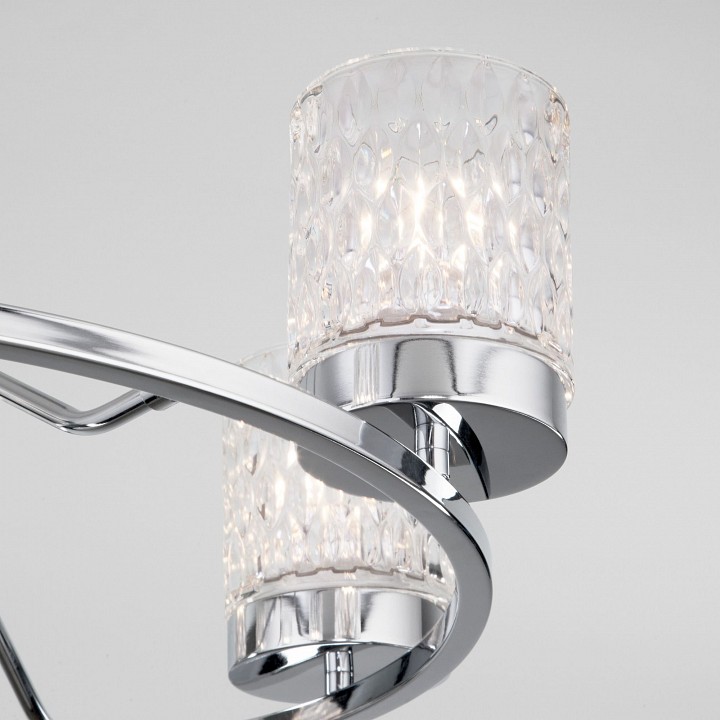 Люстра на штанге eurosvet calle 60127/6 хром