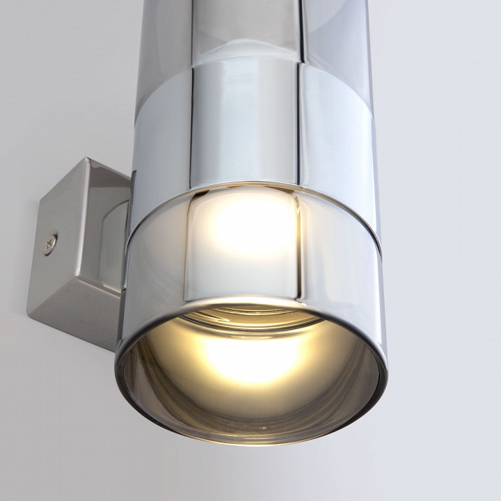 Бра eurosvet watford 40021/1 led хром/дымчатый