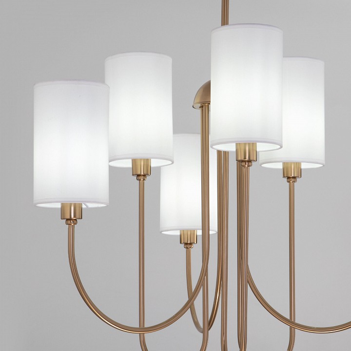 Люстра на штанге eurosvet abbey 60164/6 латунь