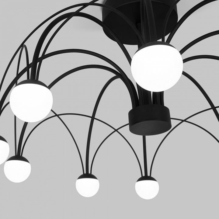 Люстра на штанге eurosvet ragno 90035/10 led черный