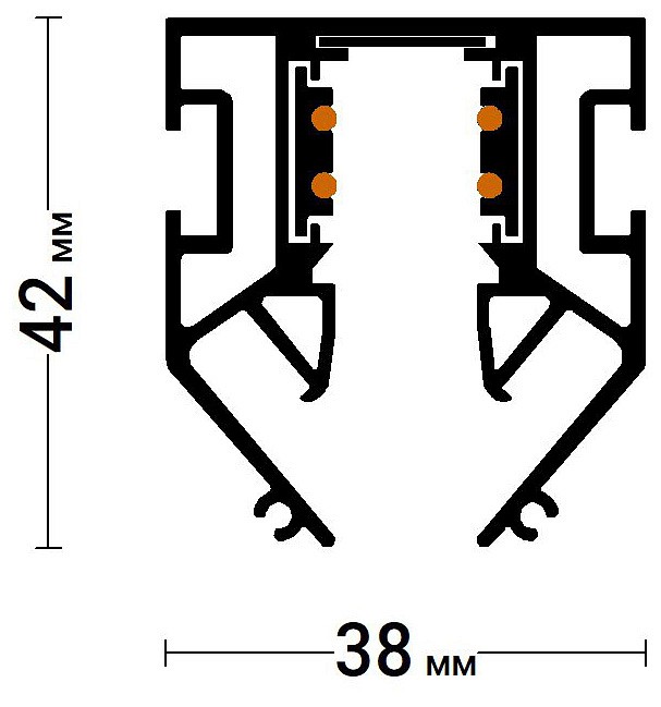 Трек встраиваемый favourite logica 1014-tb-200