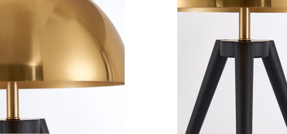 Настольная лампа декоративная imperiumloft matthew fairbank fife tripod table lamp 43.087