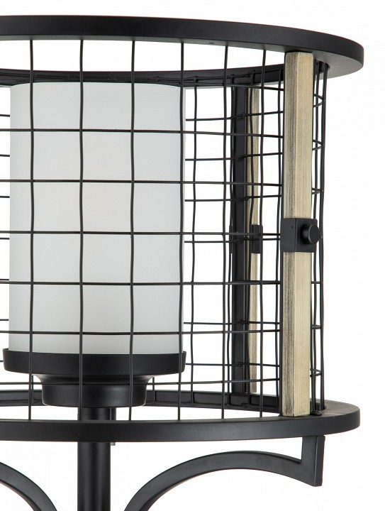 Настольная лампа декоративная indigo castello 10014/1t black