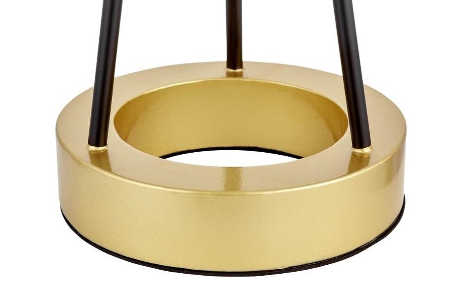 Настольная лампа декоративная lumina deco belforte ldt 5527 gd+wt