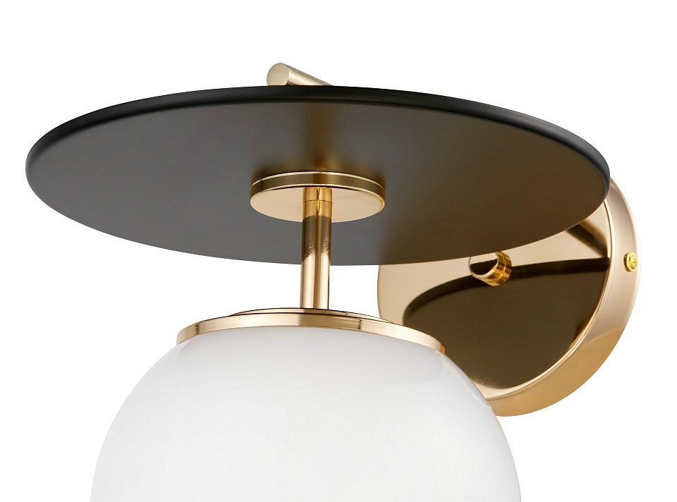 Бра lumina deco dalton ldw 7014-1 gd+bk
