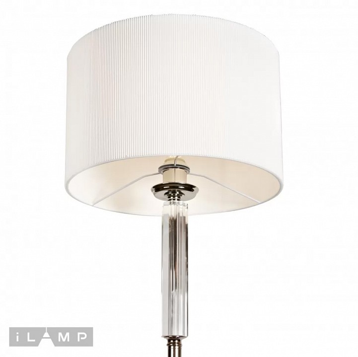 Торшер ilamp alexa f2404-1 nickel