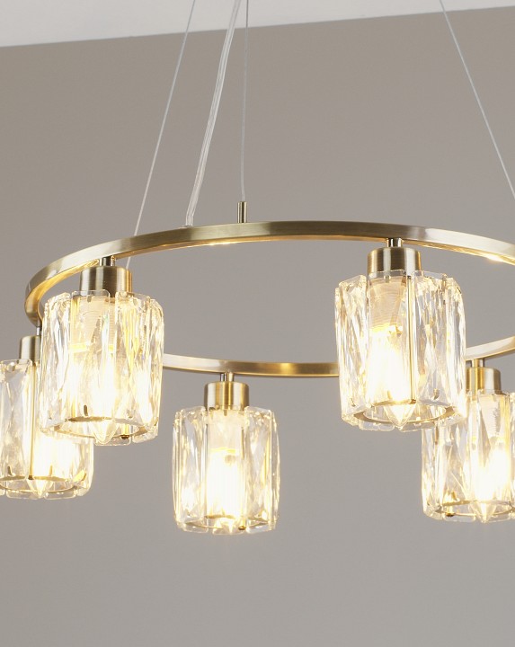 Подвесная люстра moderli prismique v11684-6p