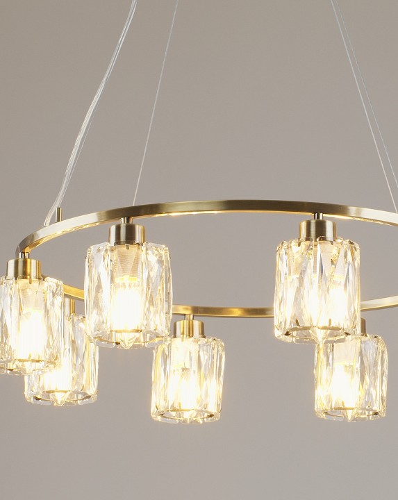 Подвесная люстра moderli prismique v11685-8p