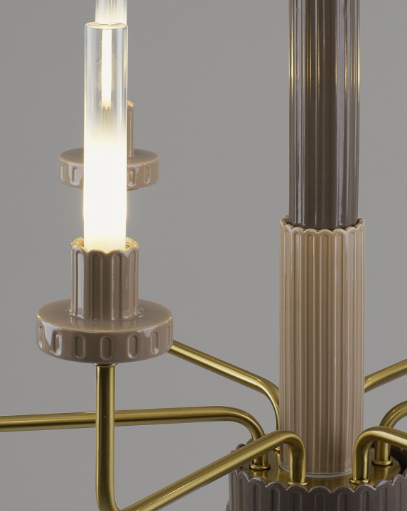 Люстра на штанге moderli atelieri v11691-pl