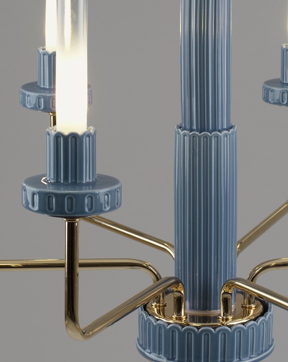 Люстра на штанге moderli atelieri v11692-pl