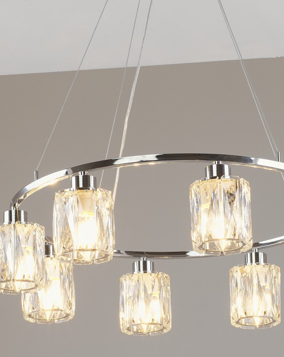 Подвесная люстра moderli prismique v11708-8p