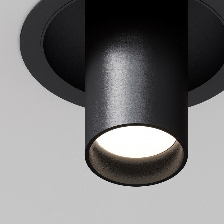Встраиваемый светильник maytoni focus s c048cl-01-gu10-b