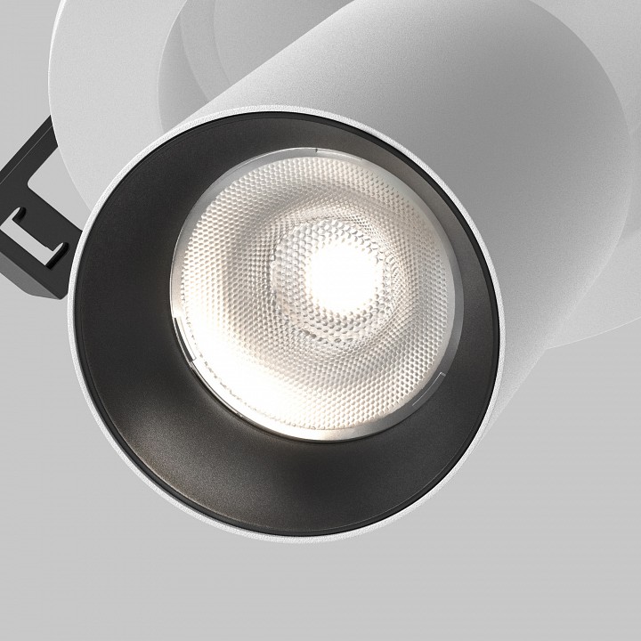 Встраиваемый светильник на штанге maytoni focus led c071cl-7w4k-wb