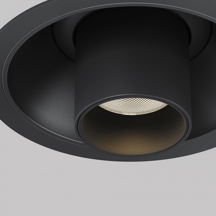 Встраиваемый светильник maytoni focus t c140rs-l200-7w3k-b