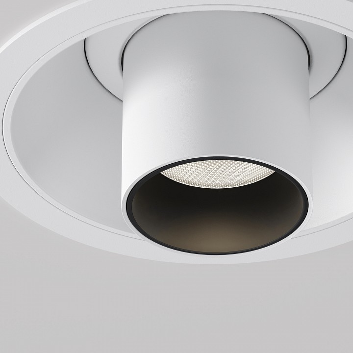 Встраиваемый светильник maytoni focus t c140rs-l300-7w4k-w