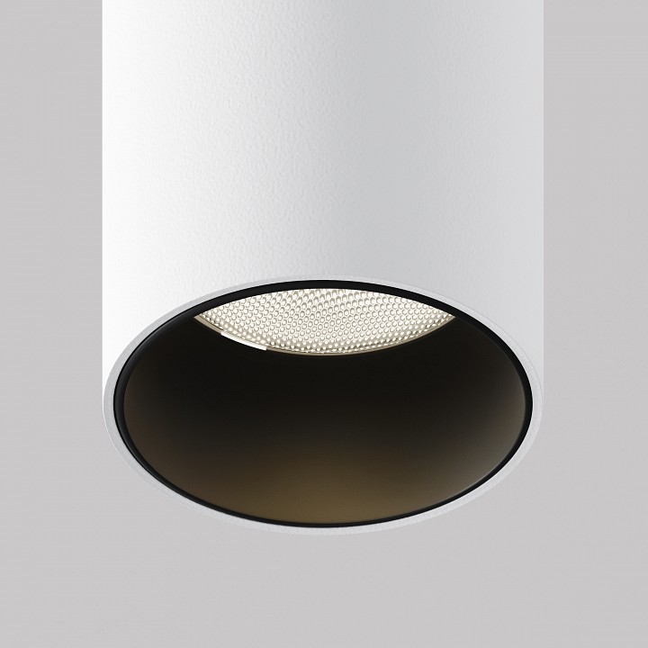 Встраиваемый светильник на штанге maytoni focus t c141rs-l300-6w3k-w