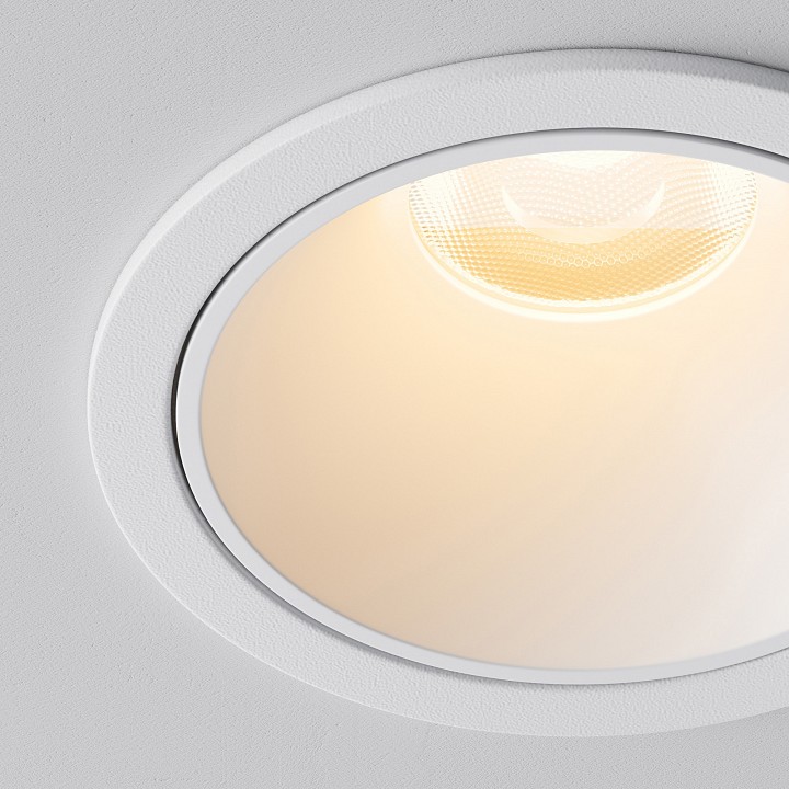 Встраиваемый светильник maytoni alfa led dl043-01-10w2.7k-rd-w