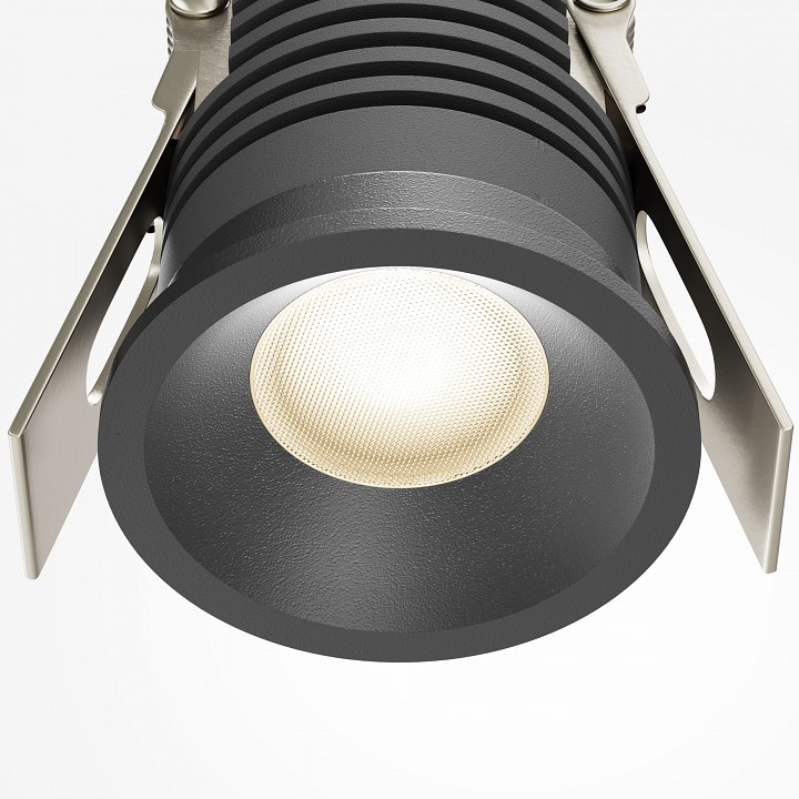 Встраиваемый светильник maytoni mini dl059-7w3k-b