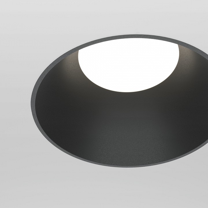 Встраиваемый светильник maytoni technical share dl126-gu10-trs-b