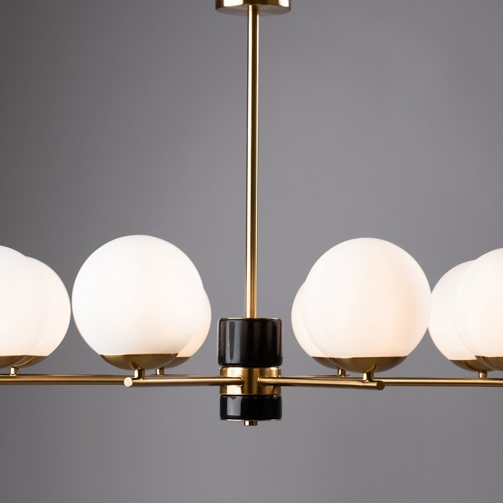 Люстра на штанге freya marble fr5230pl-08bs
